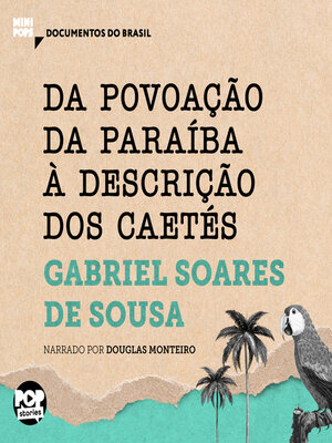 cover image of Da povoação da Paraíba à descrição dos Caetés